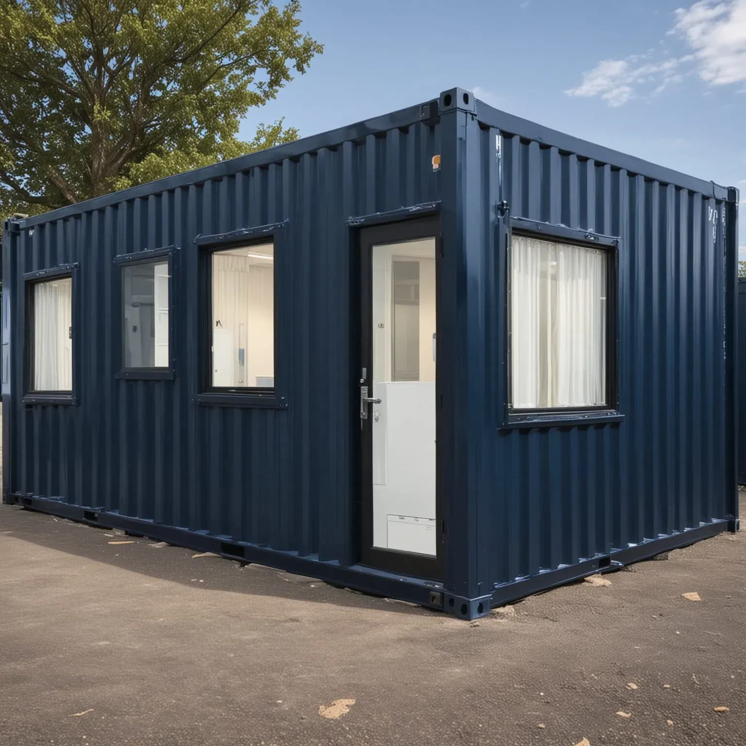Container Office - Blue