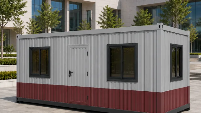 Soundproof Porta Cabin by SAMAN — exterior view