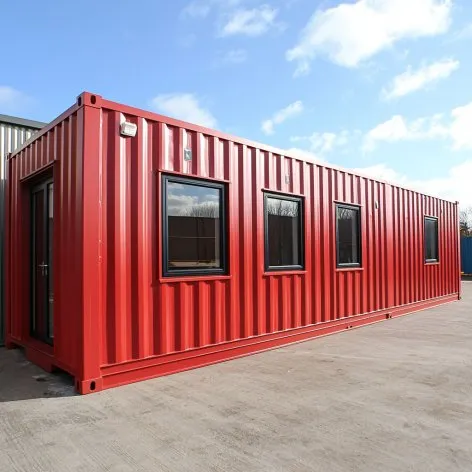 container-portable-office-red