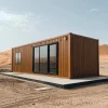 prefabricated-building-brown