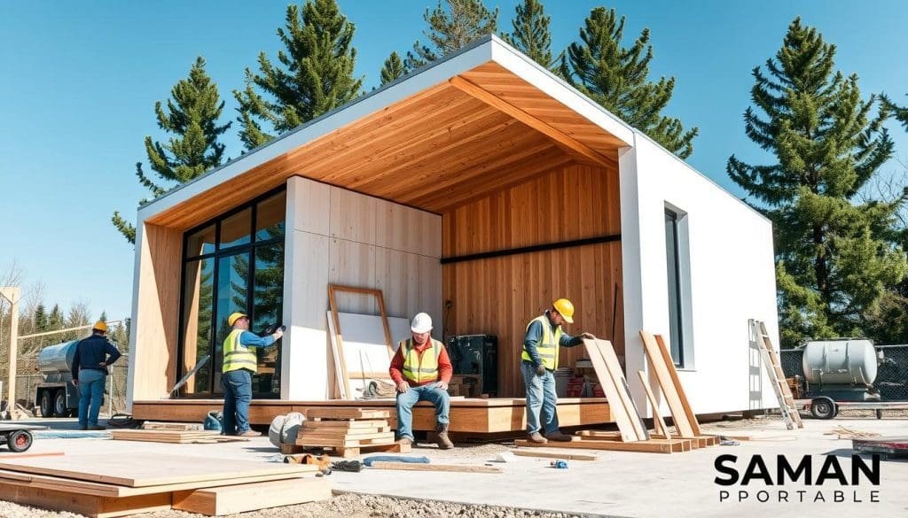 FRP cabin construction