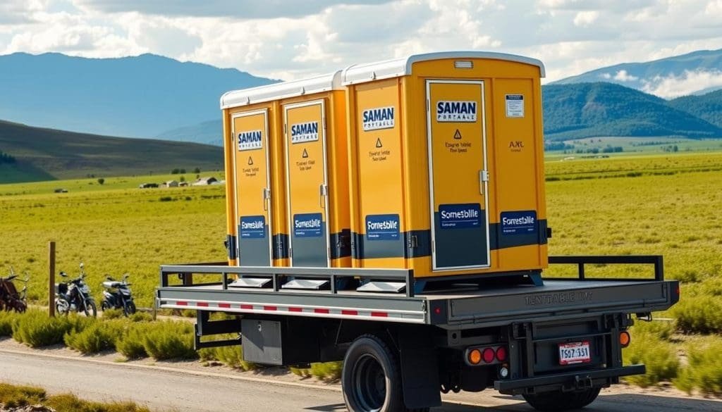 portable toilet transportation