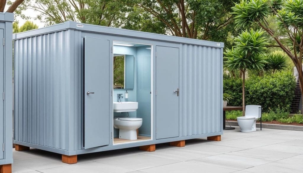prefabricated modular toilets