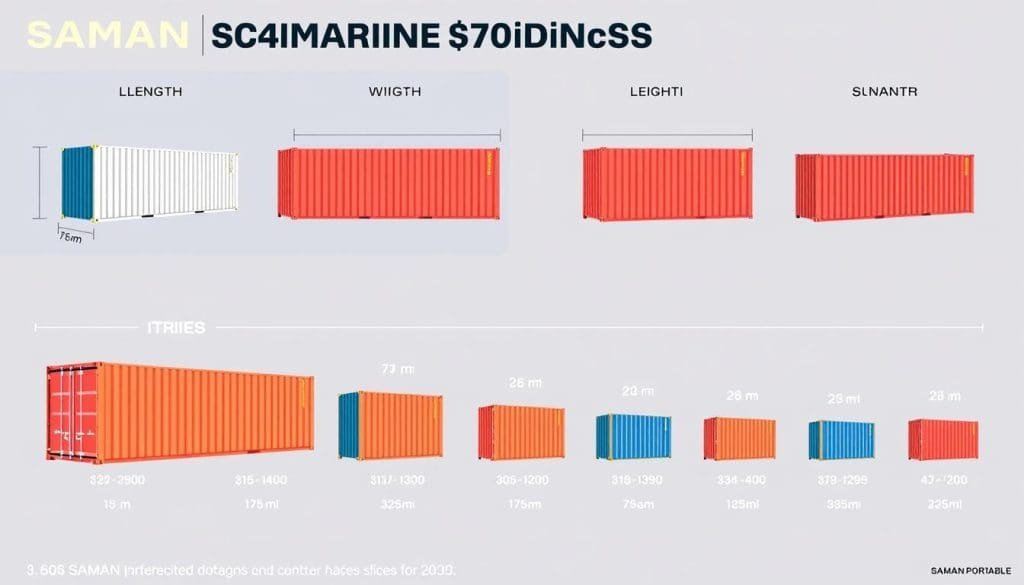 container dimensions
